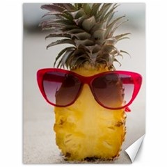 Pineapple With Sunglasses Canvas 36  X 48   by LimeGreenFlamingo