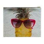 Pineapple With Sunglasses Cosmetic Bag (XL) Back