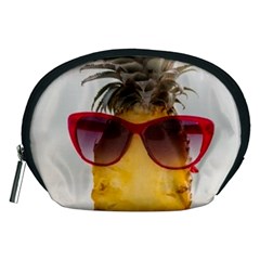 Pineapple With Sunglasses Accessory Pouches (medium) 