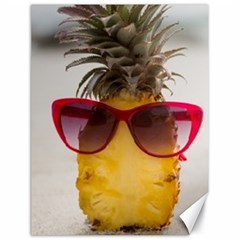 Pineapple With Sunglasses Canvas 18  X 24   by LimeGreenFlamingo