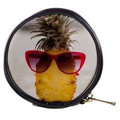 Pineapple With Sunglasses Mini Makeup Bags by LimeGreenFlamingo