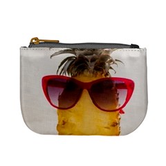 Pineapple With Sunglasses Mini Coin Purses by LimeGreenFlamingo