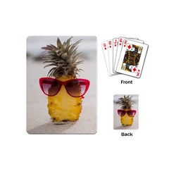 Pineapple With Sunglasses Playing Cards (mini) 