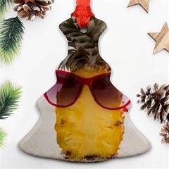 Pineapple With Sunglasses Ornament (christmas Tree)  by LimeGreenFlamingo