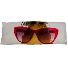 Pineapple With Sunglasses Body Pillow Case Dakimakura (two Sides) by LimeGreenFlamingo