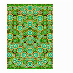 Flowers In Mind In Happy Soft Summer Time Small Garden Flag (two Sides) by pepitasart