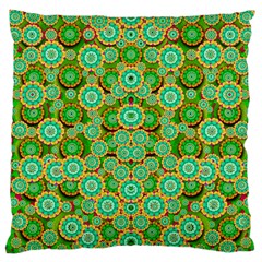 Flowers In Mind In Happy Soft Summer Time Large Cushion Case (one Side) by pepitasart