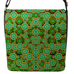 Flowers In Mind In Happy Soft Summer Time Flap Messenger Bag (s) by pepitasart