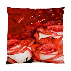 Nice Rose With Water Standard Cushion Case (one Side) by BangZart