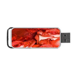 Nice Rose With Water Portable Usb Flash (one Side) by BangZart