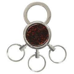 Volcanic Textures 3-ring Key Chains by BangZart