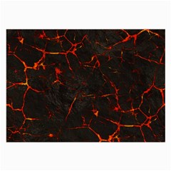 Volcanic Textures Large Glasses Cloth (2-side) by BangZart