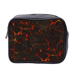 Volcanic Textures Mini Toiletries Bag 2-side by BangZart