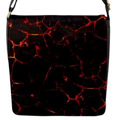 Volcanic Textures Flap Messenger Bag (s) by BangZart