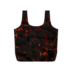 Volcanic Textures Full Print Recycle Bags (s)  by BangZart