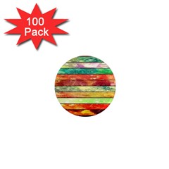 Stripes Color Oil 1  Mini Magnets (100 Pack)  by BangZart