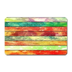 Stripes Color Oil Magnet (rectangular) by BangZart