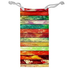 Stripes Color Oil Jewelry Bag by BangZart