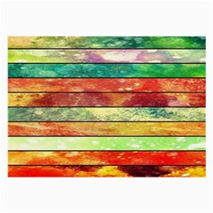 Stripes Color Oil Large Glasses Cloth by BangZart