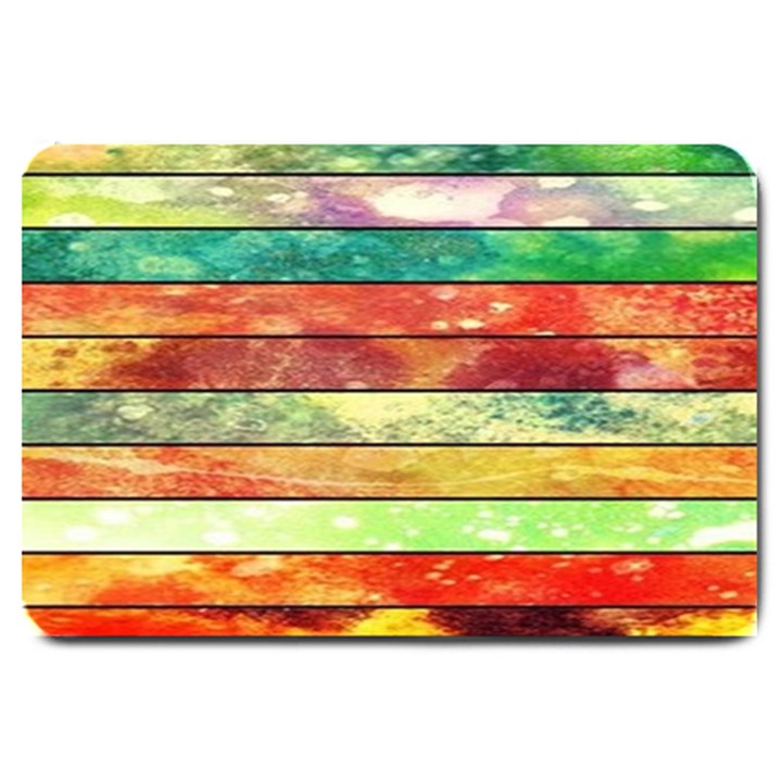 Stripes Color Oil Large Doormat 