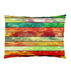 Stripes Color Oil Pillow Case