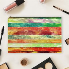 Stripes Color Oil Cosmetic Bag (large)  by BangZart