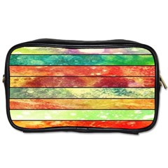 Stripes Color Oil Toiletries Bags by BangZart