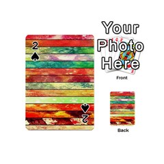 Stripes Color Oil Playing Cards 54 (mini)  by BangZart