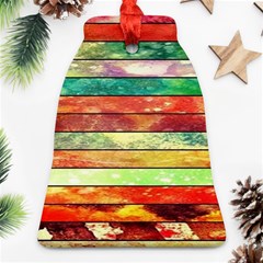 Stripes Color Oil Bell Ornament (two Sides) by BangZart