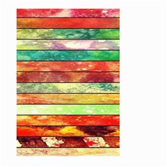 Stripes Color Oil Large Garden Flag (two Sides) by BangZart