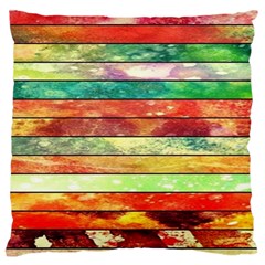 Stripes Color Oil Standard Flano Cushion Case (one Side) by BangZart