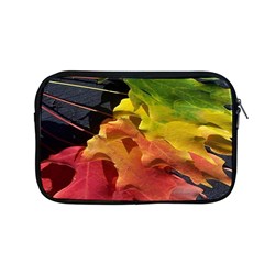 Green Yellow Red Maple Leaf Apple Macbook Pro 13  Zipper Case by BangZart