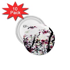 Pink Flower Ink Painting Art 1 75  Buttons (10 Pack) by BangZart