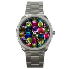 Stained Glass Sport Metal Watch by BangZart