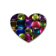 Stained Glass Heart Coaster (4 Pack) 