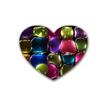 Stained Glass Heart Coaster (4 pack)  Front