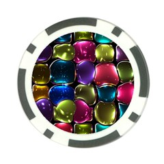 Stained Glass Poker Chip Card Guard (10 Pack) by BangZart