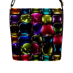 Stained Glass Flap Messenger Bag (l)  by BangZart