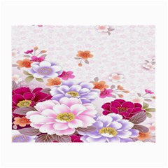 Sweet Flowers Small Glasses Cloth by BangZart