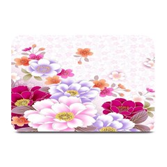 Sweet Flowers Plate Mats by BangZart