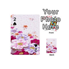 Sweet Flowers Playing Cards 54 (mini)  by BangZart