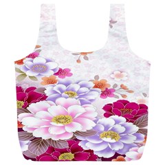 Sweet Flowers Full Print Recycle Bags (l)  by BangZart