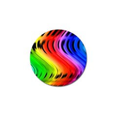 Colorful Vertical Lines Golf Ball Marker by BangZart