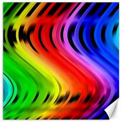 Colorful Vertical Lines Canvas 20  X 20   by BangZart