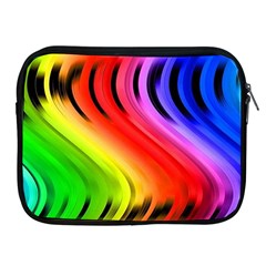 Colorful Vertical Lines Apple Ipad 2/3/4 Zipper Cases by BangZart