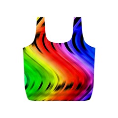 Colorful Vertical Lines Full Print Recycle Bags (s)  by BangZart