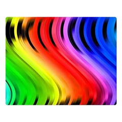 Colorful Vertical Lines Double Sided Flano Blanket (large)  by BangZart