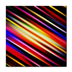 Funky Color Lines Tile Coasters by BangZart