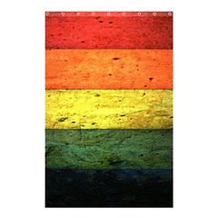 Five Wall Colour Shower Curtain 48  X 72  (small)  by BangZart