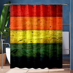 Five Wall Colour Shower Curtain 60  X 72  (medium)  by BangZart